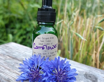 Cornflower Bachelor's Button Flower Essence 4 Soul Balance, Grace, Resentment, Outdated Beliefs, Grudges, Letting Go (.5, 1 or 2 oz.)