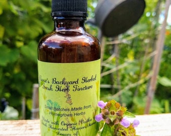 Heal All Self Heal Tincture (Prunella vulgaris) for Health & Wellness Herbal Supplement Respiratory, Body, Preventative