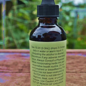 Lemon Balm Tincture (Melissa officinalis) Health & Wellness for Relaxation, Sleep, Nerves, Calming image 2