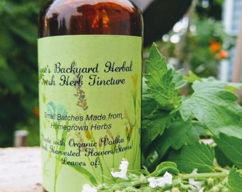 Catnip Herbal Tincture (Nepeta cataria) Health & Wellness for Calming, Colds, Insomnia, Cramps, PMS, Anxiety, and Nervine, Sleep, Coughs