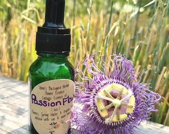 Passion Flower Essence for Soul Balance, Heart Spirit, Core Inner Knowing, Compassion, Softness, Sweetness, Spiritual Wisdom(.5, 1 or 2 oz.)