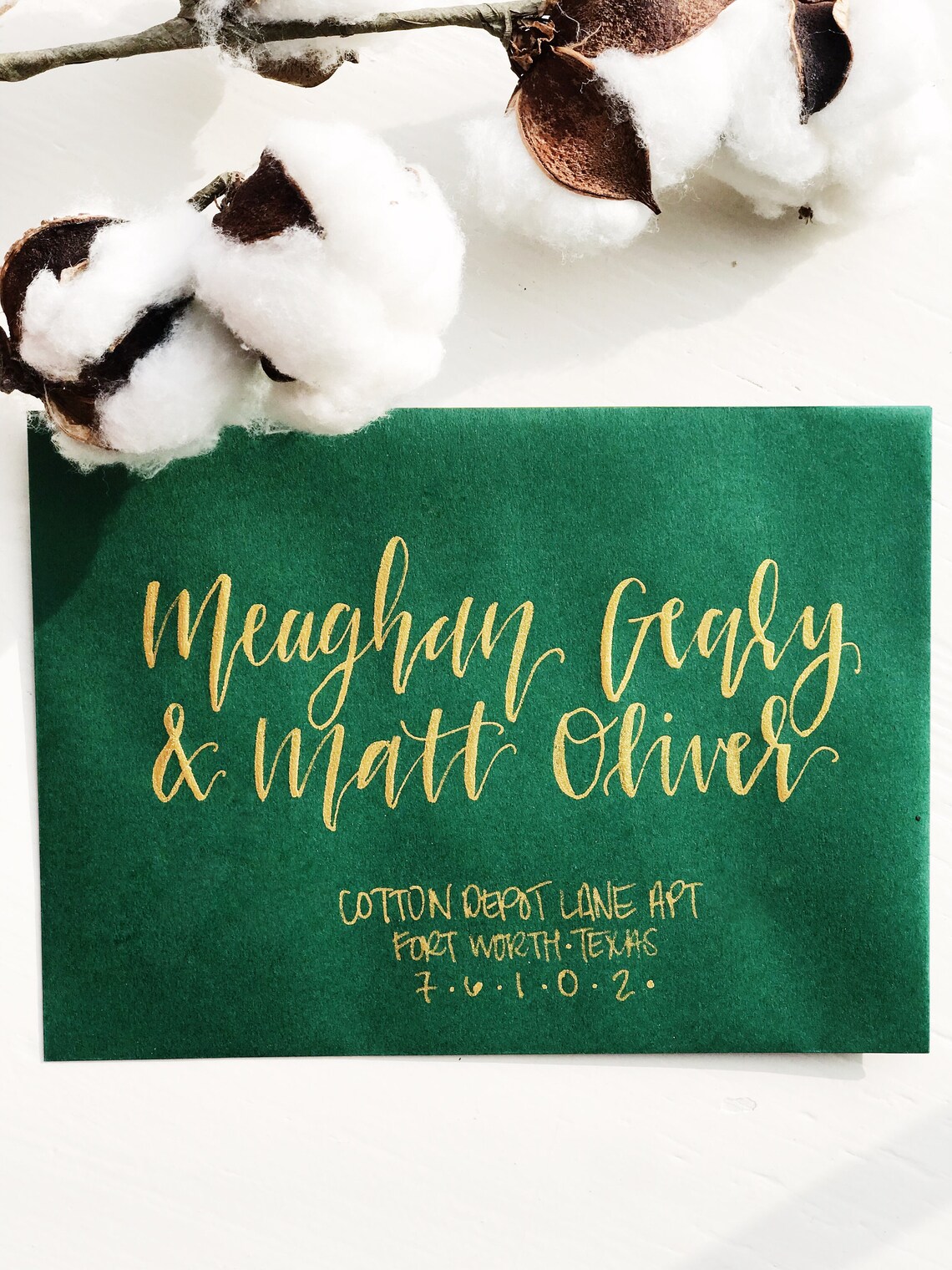 Handwritten Calligraphy Envelope Addressing - Jessica Style Wedding ...