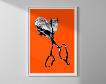 SCISSORS - A2 Screenprint