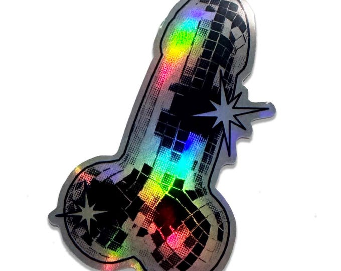 DISCKO Holographic Die-Cut Sticker