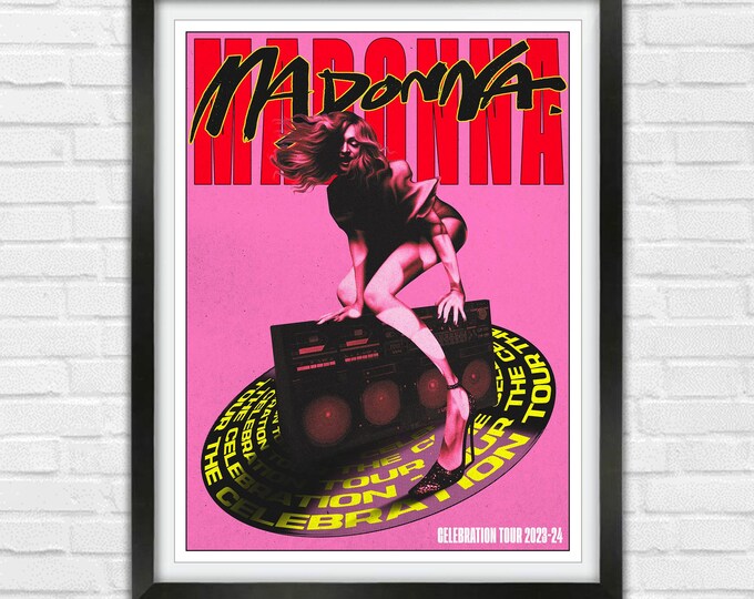 PRE-ORDER - Madonna Celebration Tour Poster