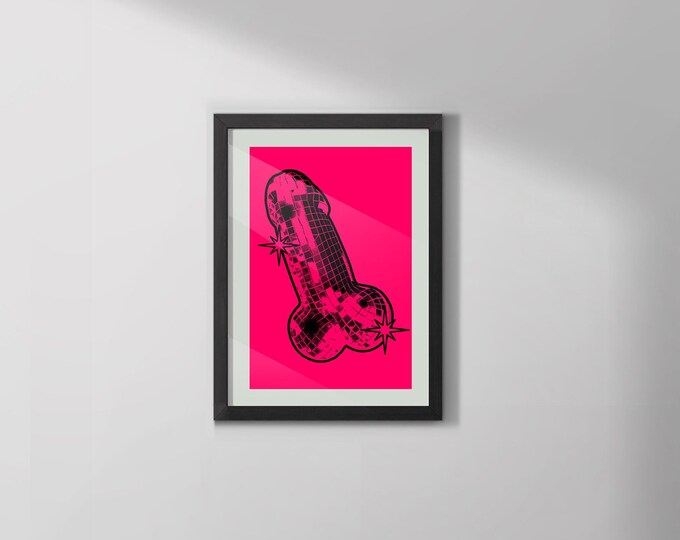 PINK DISCKO - Screenprint