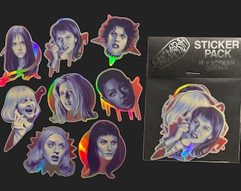 90's SCREAM QUEENS Sticker Pack