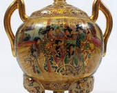 Ornate Satsuma-Styled Tripod Censer