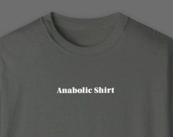 Anabolic Gym Fitness Tee Shirt, Bodybuilding Workout T-Shirt, Weightlifting Wear Muscle Top, Powerlifting Strength Training Apparel Gift