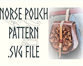 Norse Pouch Pattern svg and png files