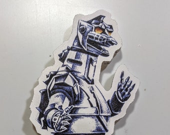 Mechagodzilla 5" Magnet