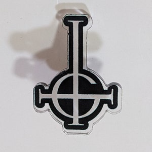 Grucifix Pin - 1.25&quot; tall, acrylic
