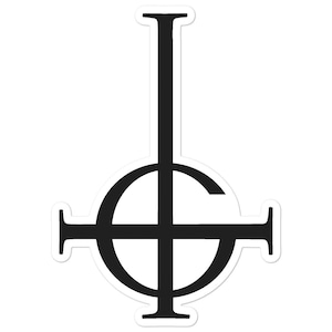 Ghost Grucifix 3&quot;/4&quot;/5.5&quot; Stickers