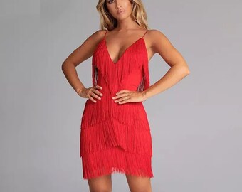 cute fringe dresses