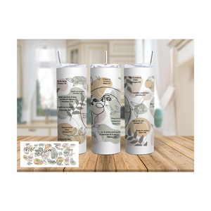 Woman bible verse Full Wrap for 20oz tumbler,  for Libbey Can Glass 16oz SVG, PNG, bible verse, christian woman