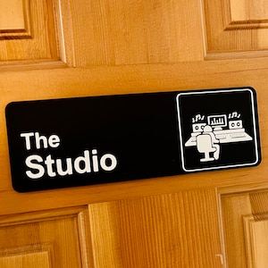 Music Studio Sign - Recording Studio - Producer Audio Engineer Plaque Beatlab Stu