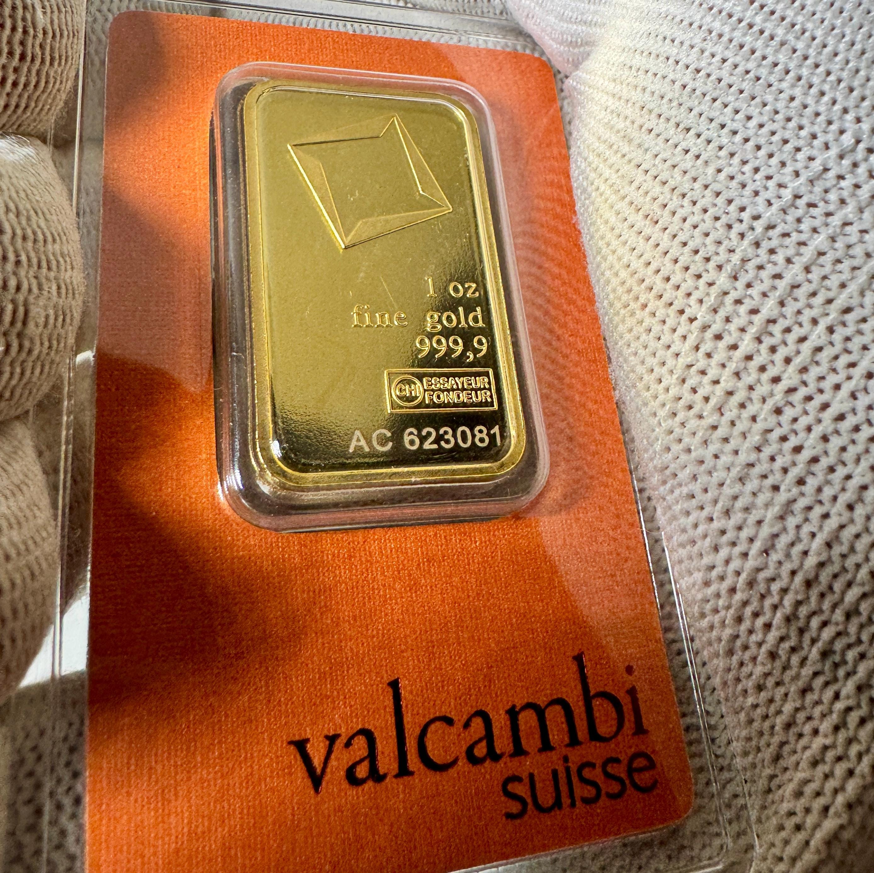 Valcambi Gold Plated Bar – 1 Oz Gold-plated Copper Alloy, Movie