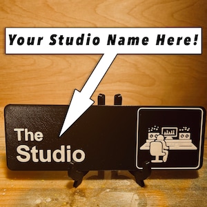 Personalized: Music Recording Studio Sign - Producer Plaque