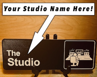 Personalized: Music Recording Studio Sign - Producer Plaque