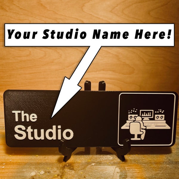 Personalized: Music Recording Studio Sign - Producer Plaque