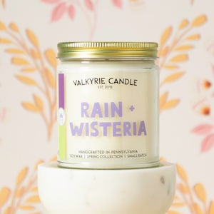 Rain + Wisteria Candle | Spring Candle