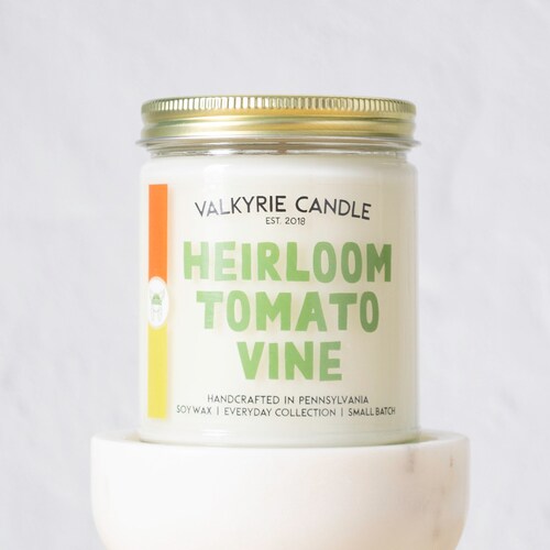 Heirloom Tomato Vine Candle Etsy