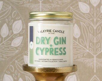 Dry Gin + Cypress Candle | Autumn Collection