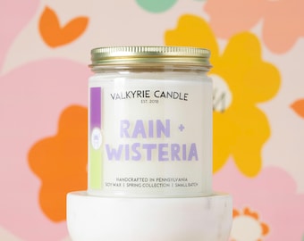 Rain + Wisteria Candle | Spring Collection