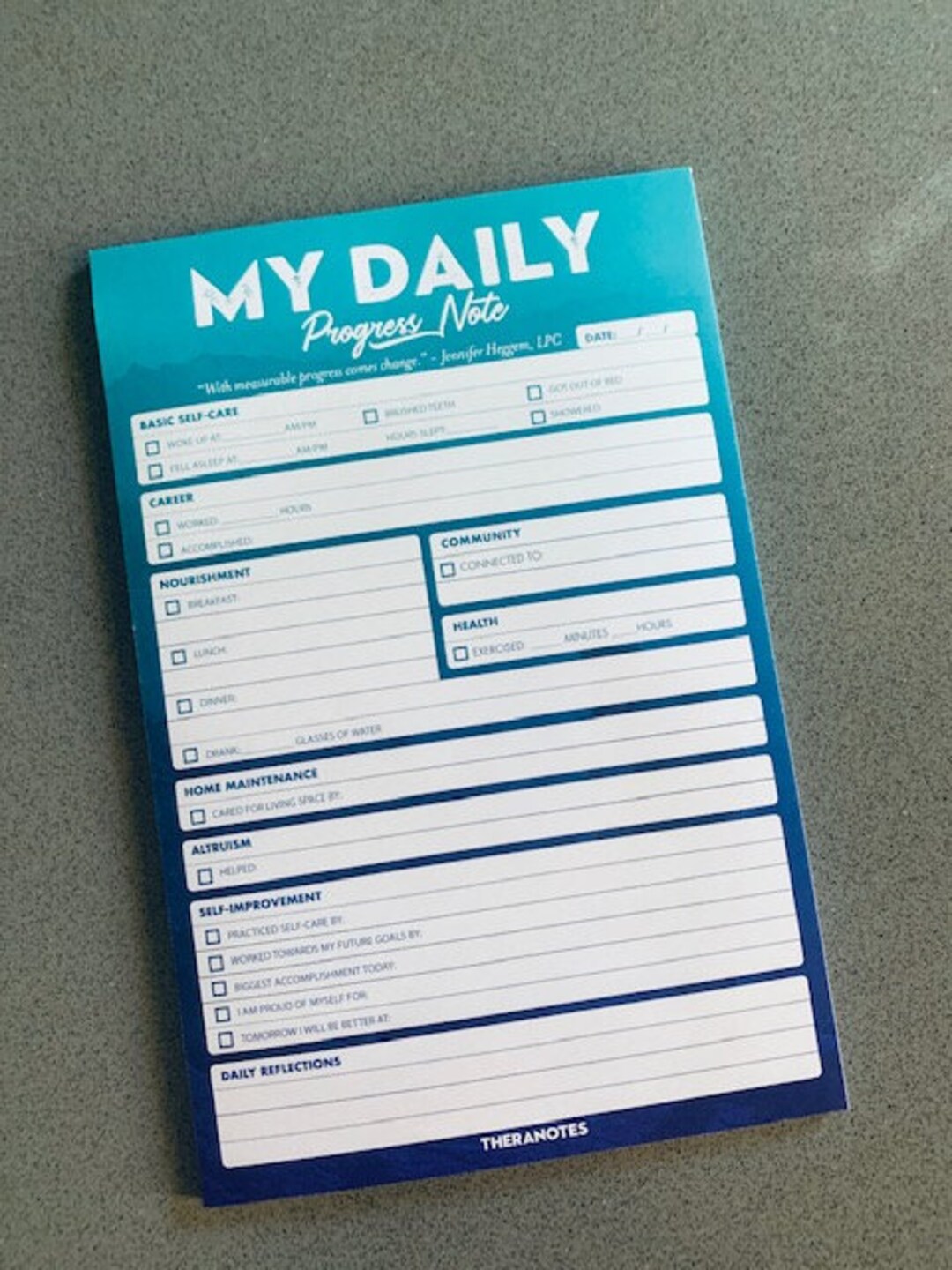 Daily Progress Notes - Etsy
