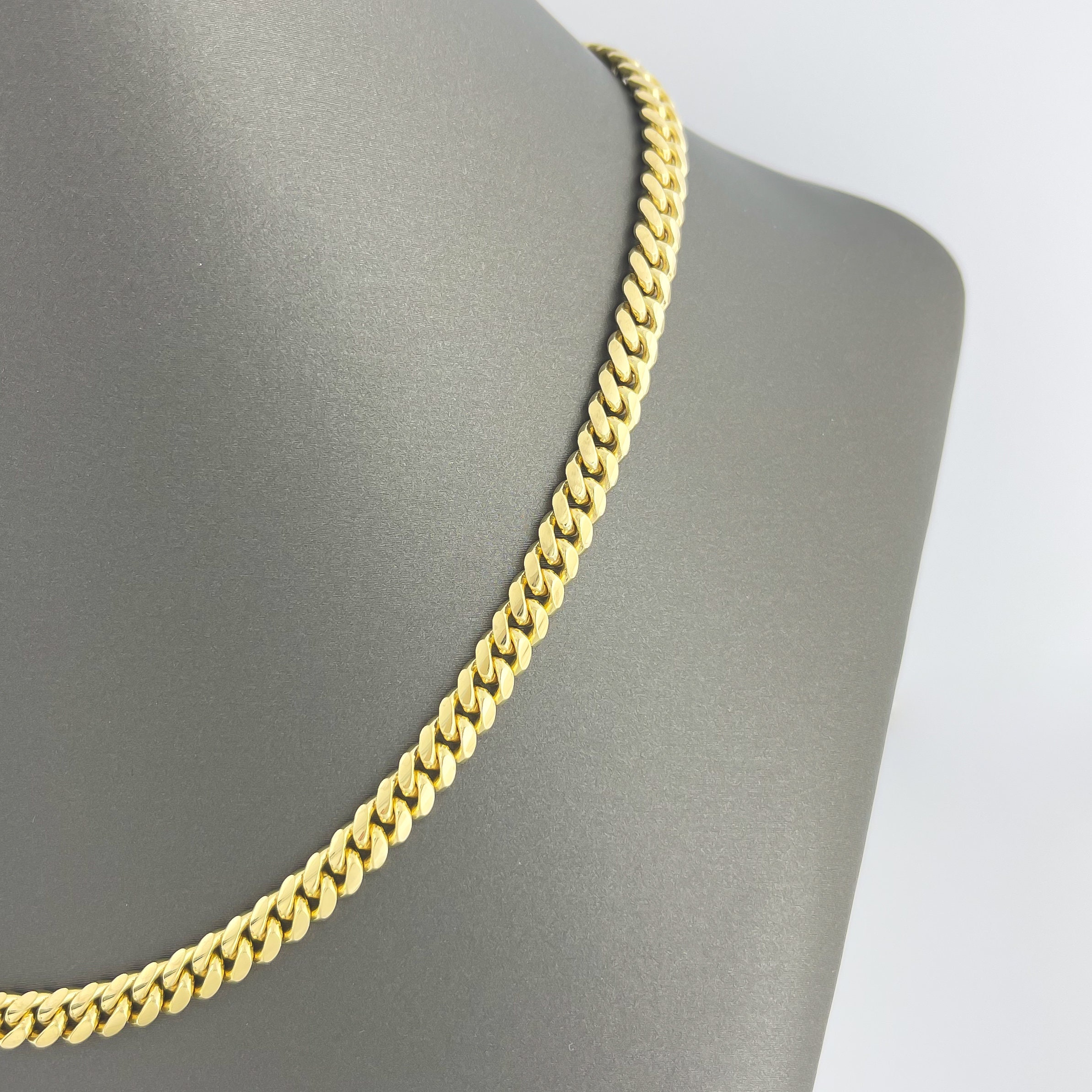 OYOGAA Collana A Maglia Cubana Miami Da 9 Mm, 6 Volte - Foto 10