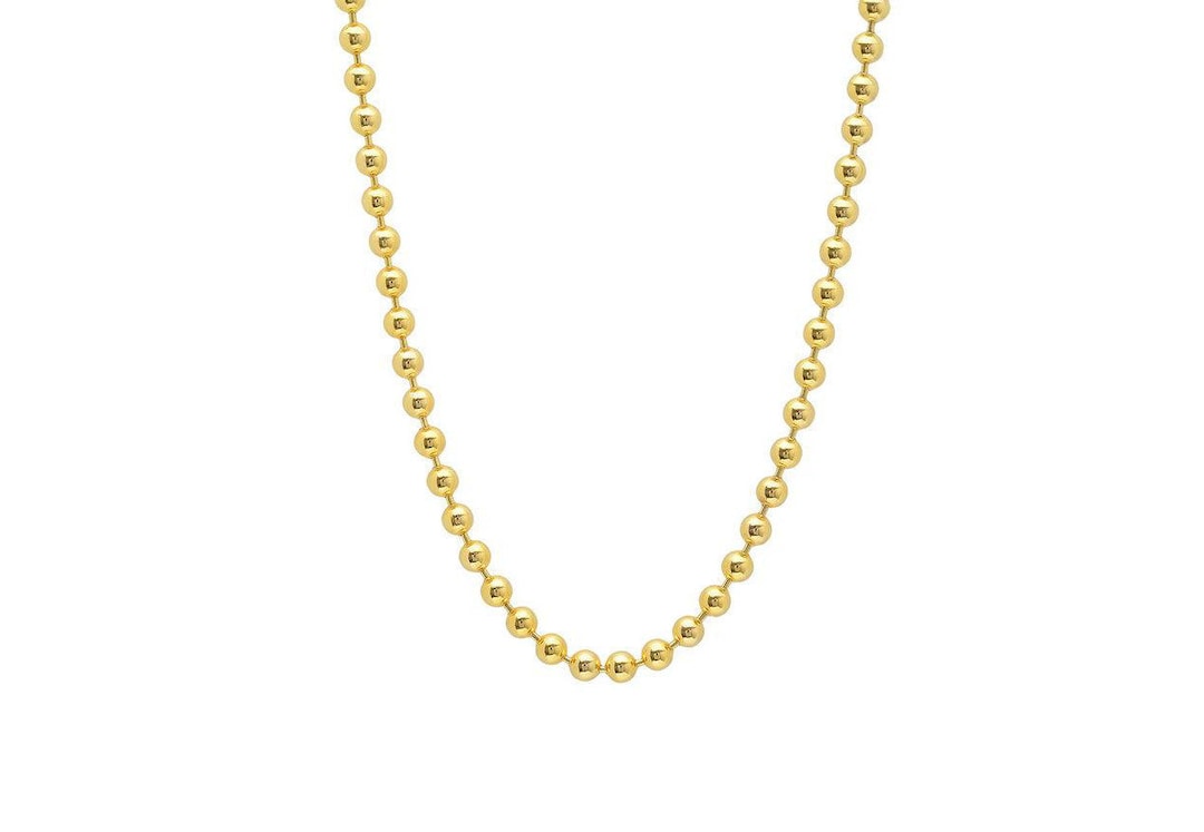 ネックレス・ペンダント VINTAGE HOLLYWOOD Round Ball Lock Chain Necklace BMH1316 il_1080xN.2807100868_3d79.jpg