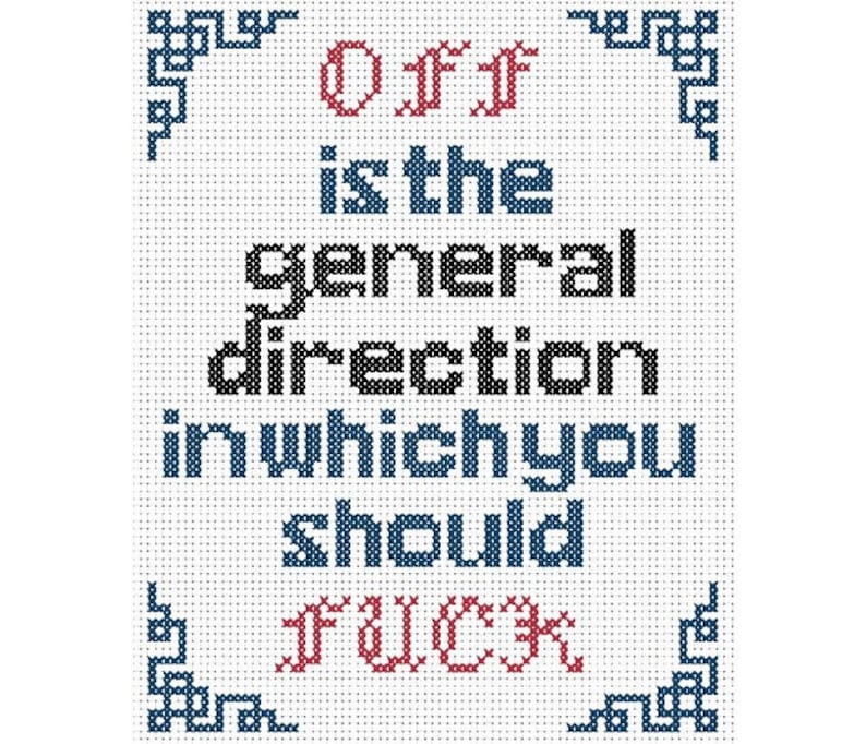 Subversive Cross Stitch Pattern Digital Download Pdf Etsy