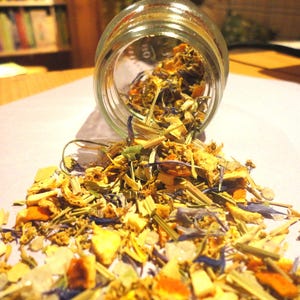 Spring incense blend, incense, incense herbs