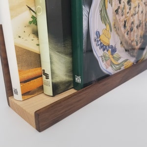 Cutting Board Cookbook Stand Holder Display Favorite Books Charcuterie Walnut & Maple