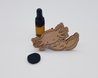 Axolotl Car Vent Air Freshener Charm includes 3mL Bottle of Fragrance