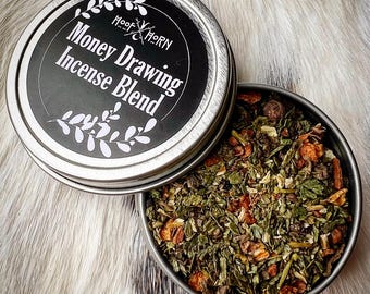 Mezcla de incienso suelto para atraer dinero