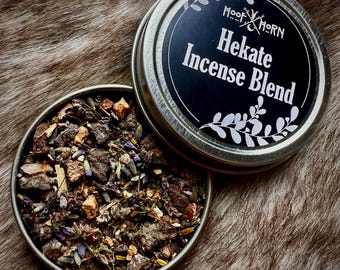 Incienso Hécate: Mezcla ritual de Tesalónica - Copal negro, mirra