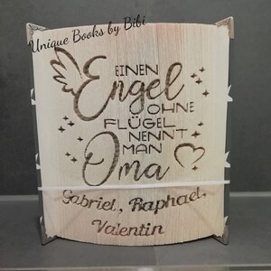 Buchkunst, personalisierte Geschenke, Weihnachten, Hochzeit, Geburtstag, Bücher, persönlich, Unikat Bild 5