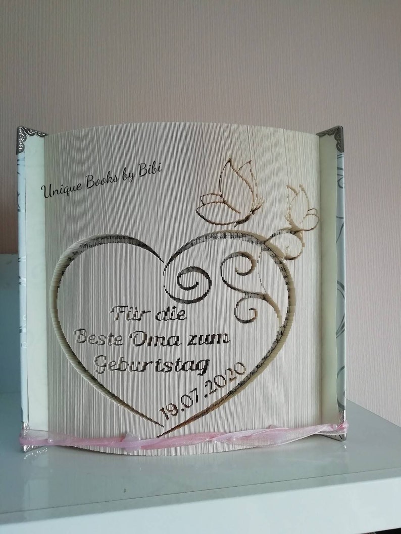 Buchkunst, personalisierte Geschenke, Weihnachten, Hochzeit, Geburtstag, Bücher, persönlich, Unikat Bild 3