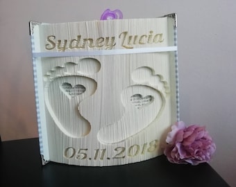 Persönliche Geschenke Hochzeit Geburtstag personalisiert Buch Unikat gefaltet liebe Fußball universell ausgefallen bookfolding