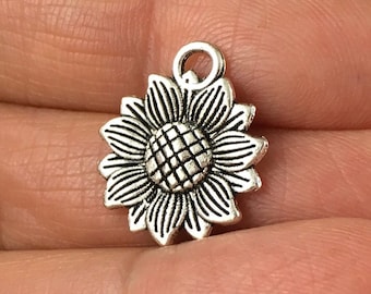 sunflower charms in bulk