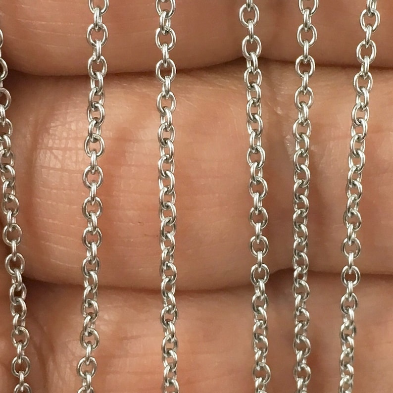 Fine Stainless Steel Chain 5 Metres 2x1.5x0.4mm Soldered Etsy Australia