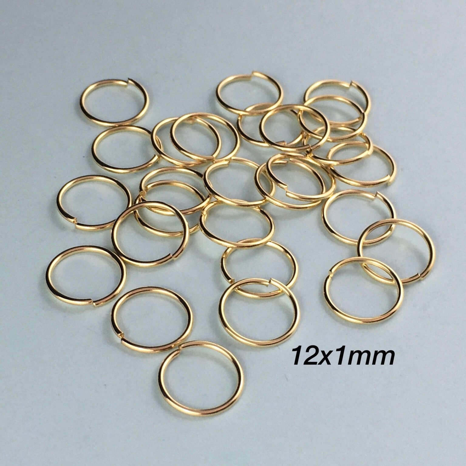 Sterling Silver 925 Open Jump Rings 1.2x5mm 17 Gauge 5mm Inside Diameter