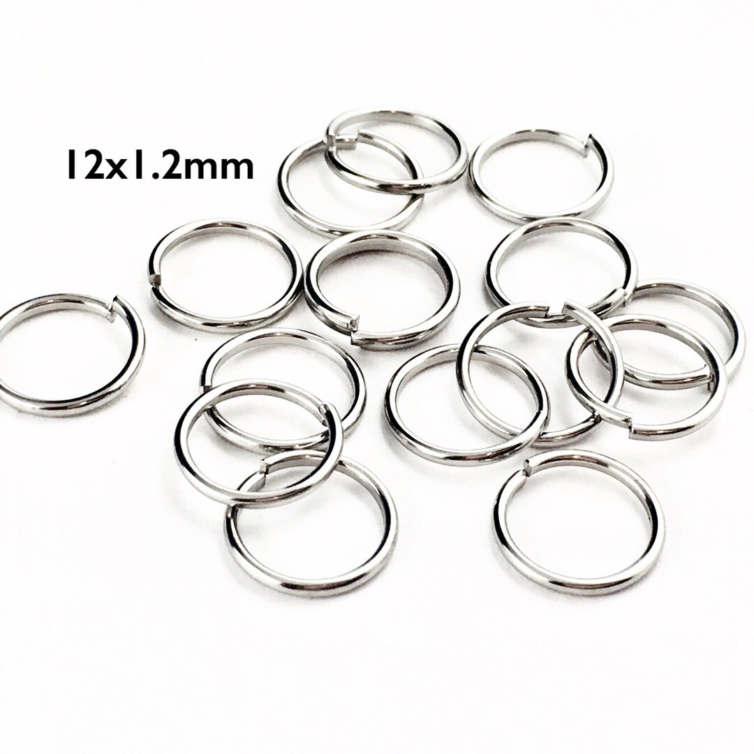 12mm Stainless Steel Jump Rings 16 Gauge Heavy Duty Jump Etsy Australia