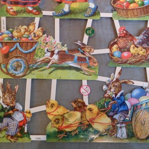 Glanzbilder Poesiebilder Nostalgie Ostern , 7389, 7298, 7240 mit und ohne Glitter