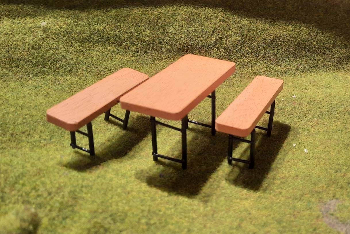 Mini Garten Metall, Garten Miniaturen, Bierzeltgarnitur, Tisch, Giesskanne, Hängematte, Sitzbank, Blumenbank, Sitzbank, Sitzgruppe, Wichtel