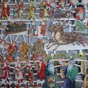 Images brillantes, images poétiques, nostalgie, Père Noël, 10 motifs de Noël différents avec et sans paillettes 7306, 7331, 7194, 7260, 7243, 7313, EF
