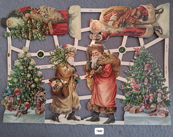 Glanzende afbeeldingen poëzie nostalgie Kerstmis, engelen, Pasen, 7435,7437,7438,7446, 7442, diverse motieven met en zonder glitter, Ernst Freihoff