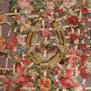 Glanzbilder Poesie Nostalgie, Rosen, Blumen 9 versch. Motive mit und ohne Glitter, 7391, 7384, 7350, 7345, 7266, 7227, 7200 Ernst Freihoff