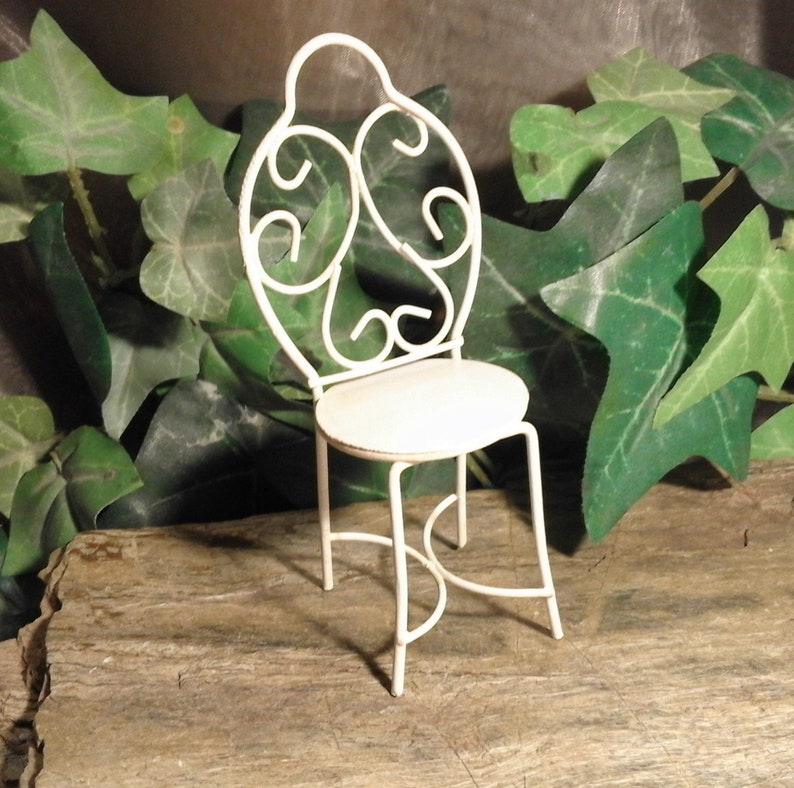 Mini Garten Set Tisch und Stuhl,Garten Miniaturen, Bild 3